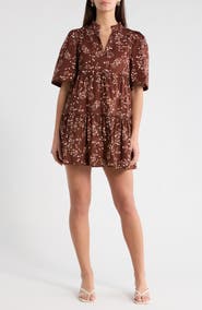 SUGARLIPS Gibson Dixie Tiered Cotton Dress