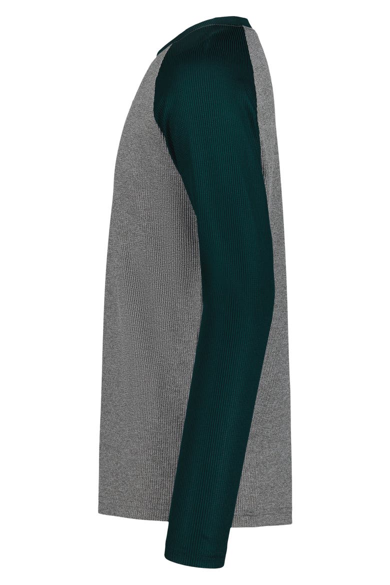 Kids' Thermal Raglan T-Shirt, Alternate, color, CLAY GREEN