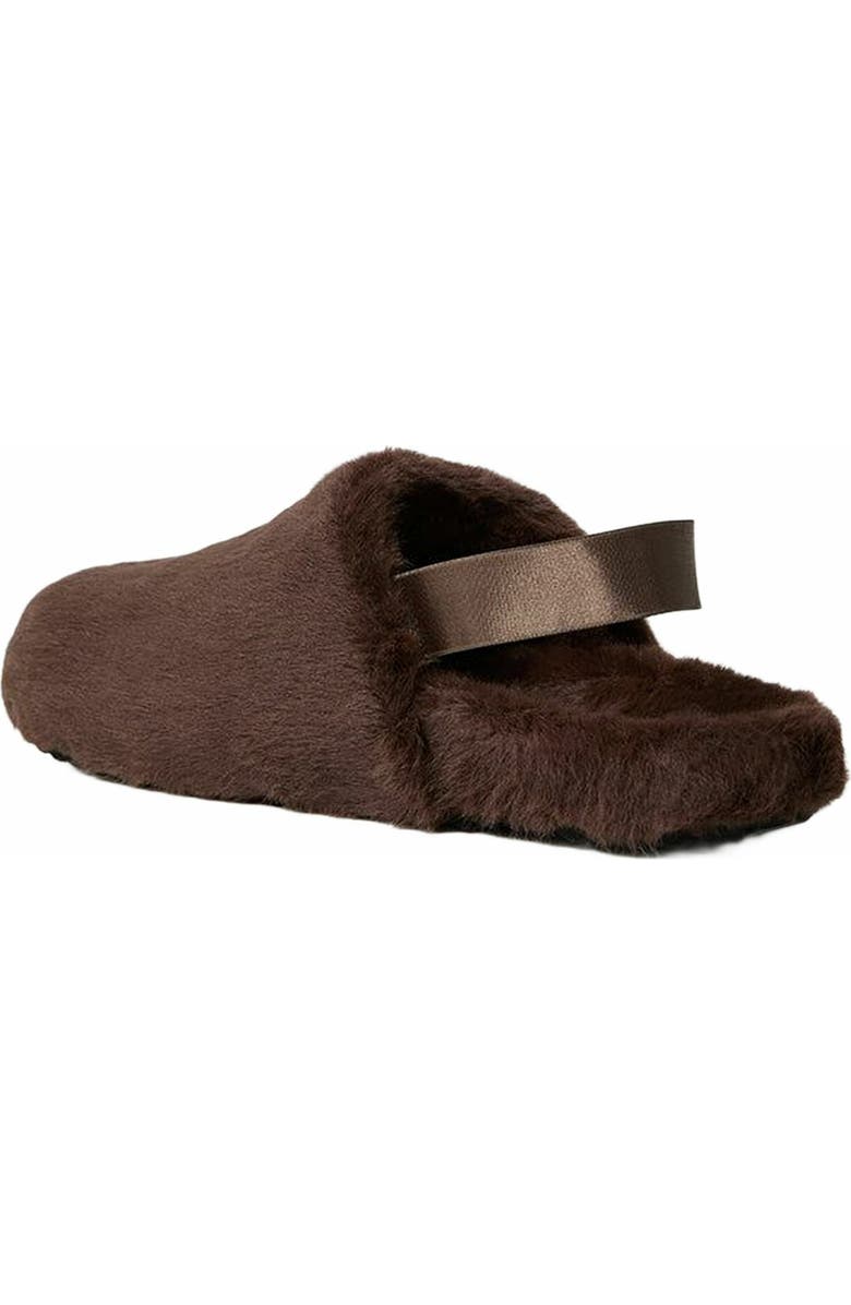 WeWoreWhat Fur Slipper, Alternate, color, Chestnut