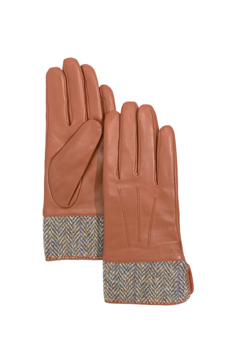 Lauren Ralph Lauren Menswear Hybrid Glove, Alternate, color, Cuoio