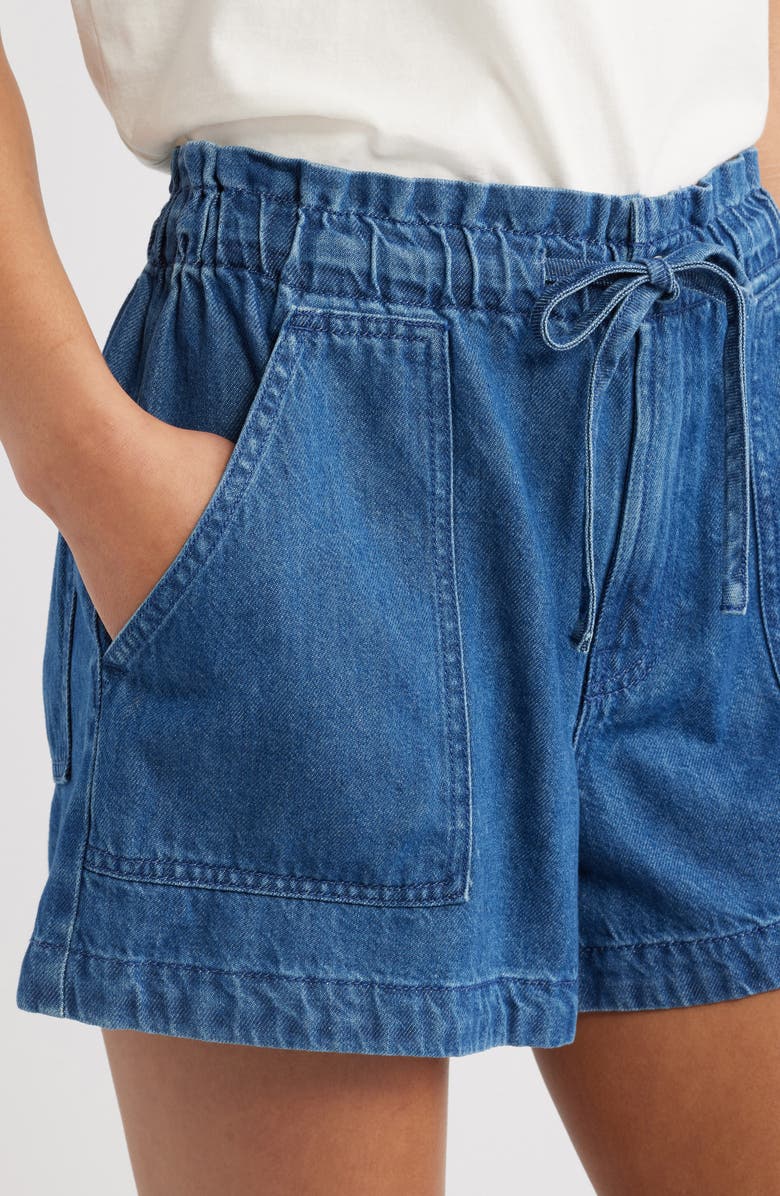 Madewell Utility Shorts, Alternate, color, Marina Blue
