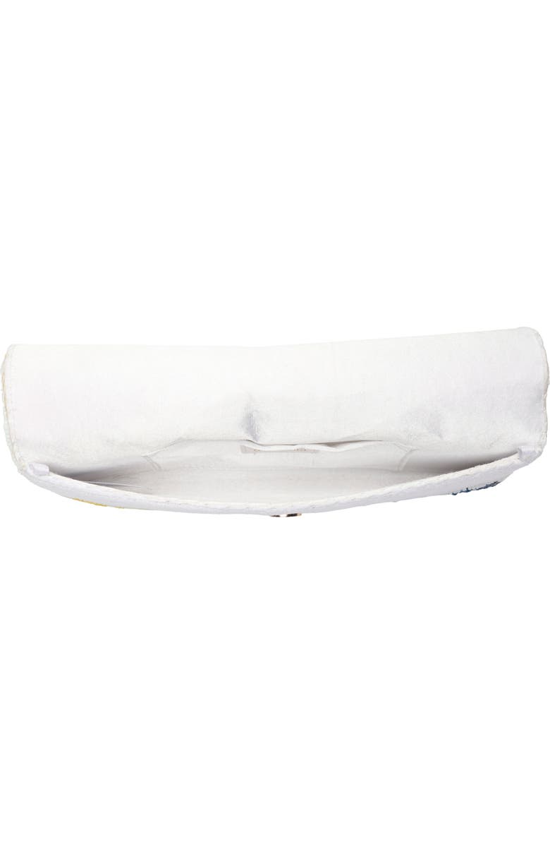 Dolce Vita Embroidered Beaded Envelope Clutch, Alternate, color,