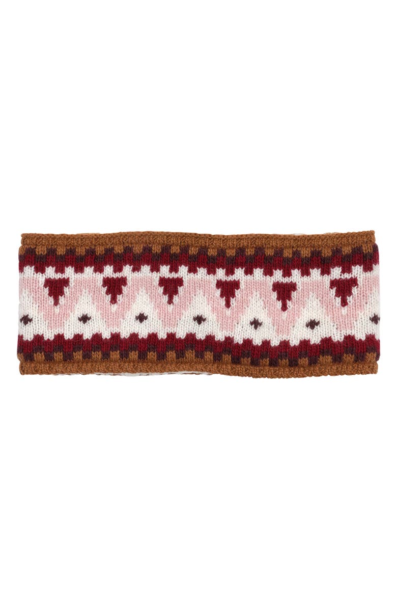 Faherty x B.Yellowtail Jacquard Headband, Main, color, Camel
