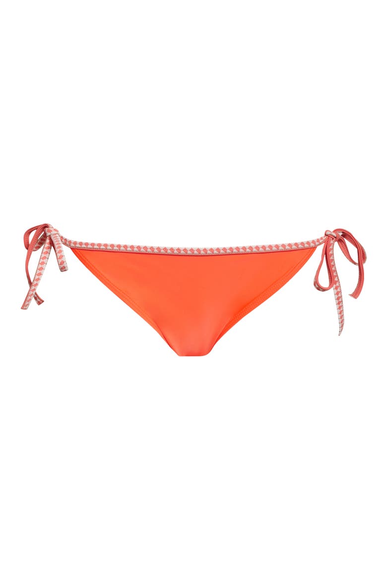 Lena String Bikini Bottoms, Alternate, color, NEON ORANGE