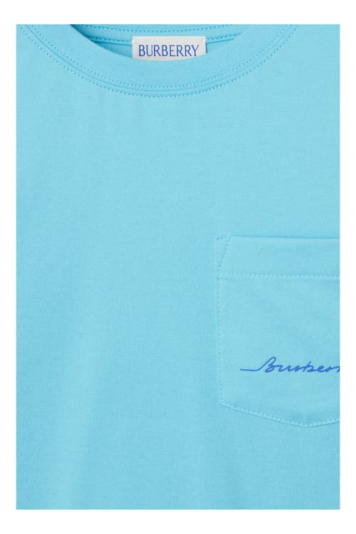 Burberry Childrens Cotton T-shirt In Lizard