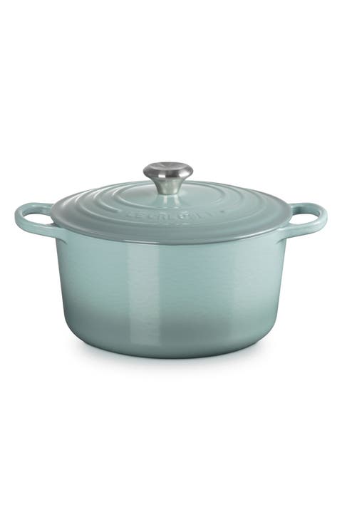 Signature 6.5-Quart Round Enamel Cast Iron Dutch Oven
