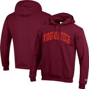 Champion Men's Champion  Maroon Virginia Tech Hokies Basic Arch Fleece Pullover Hoodie