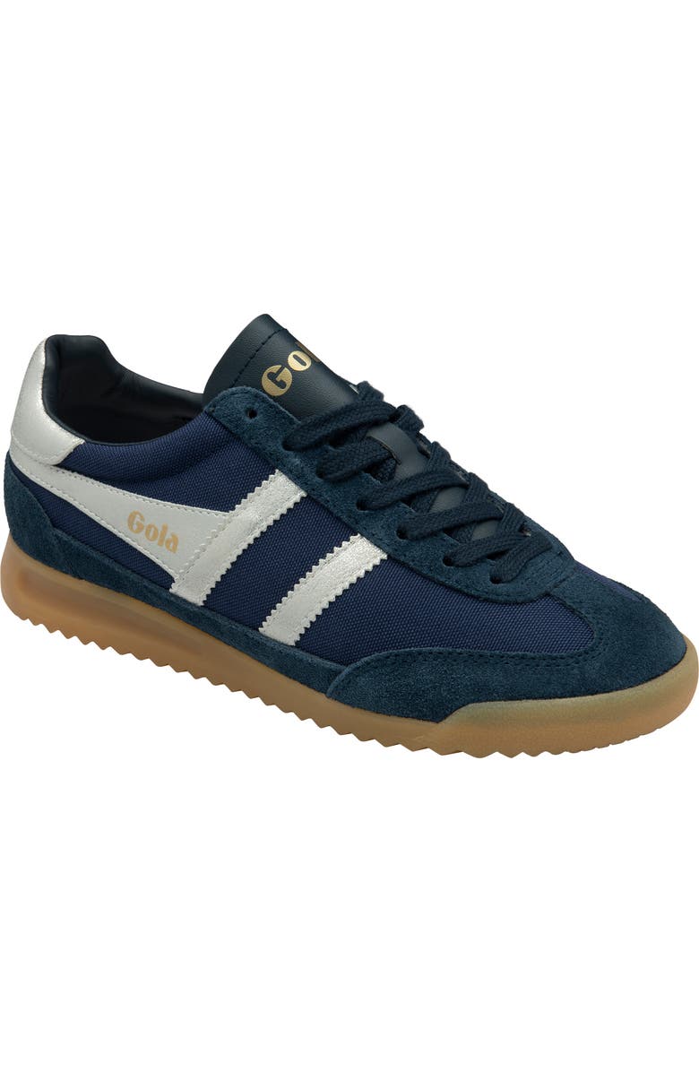 Gola Tornado Sneaker, Main, color, Navy/ Silver