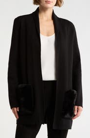 T Tahari Shawl Collar Cardigan