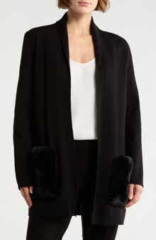 T Tahari Shawl Collar Cardigan