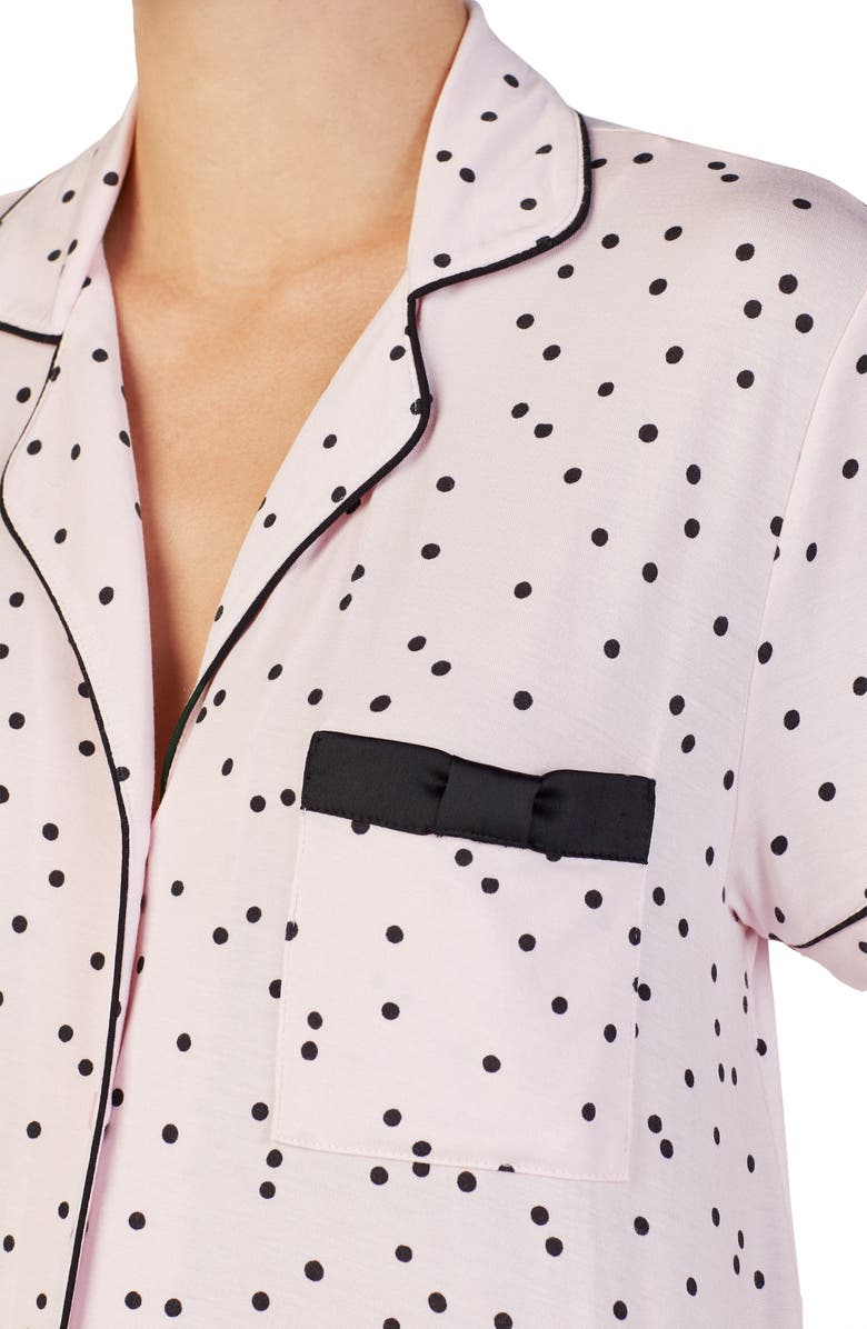 Kate Spade New York short pajamas, Alternate, color, Scattered Dot Pink