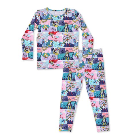 Kids' Justice League Heroines Set of 2 Piece Pajamas