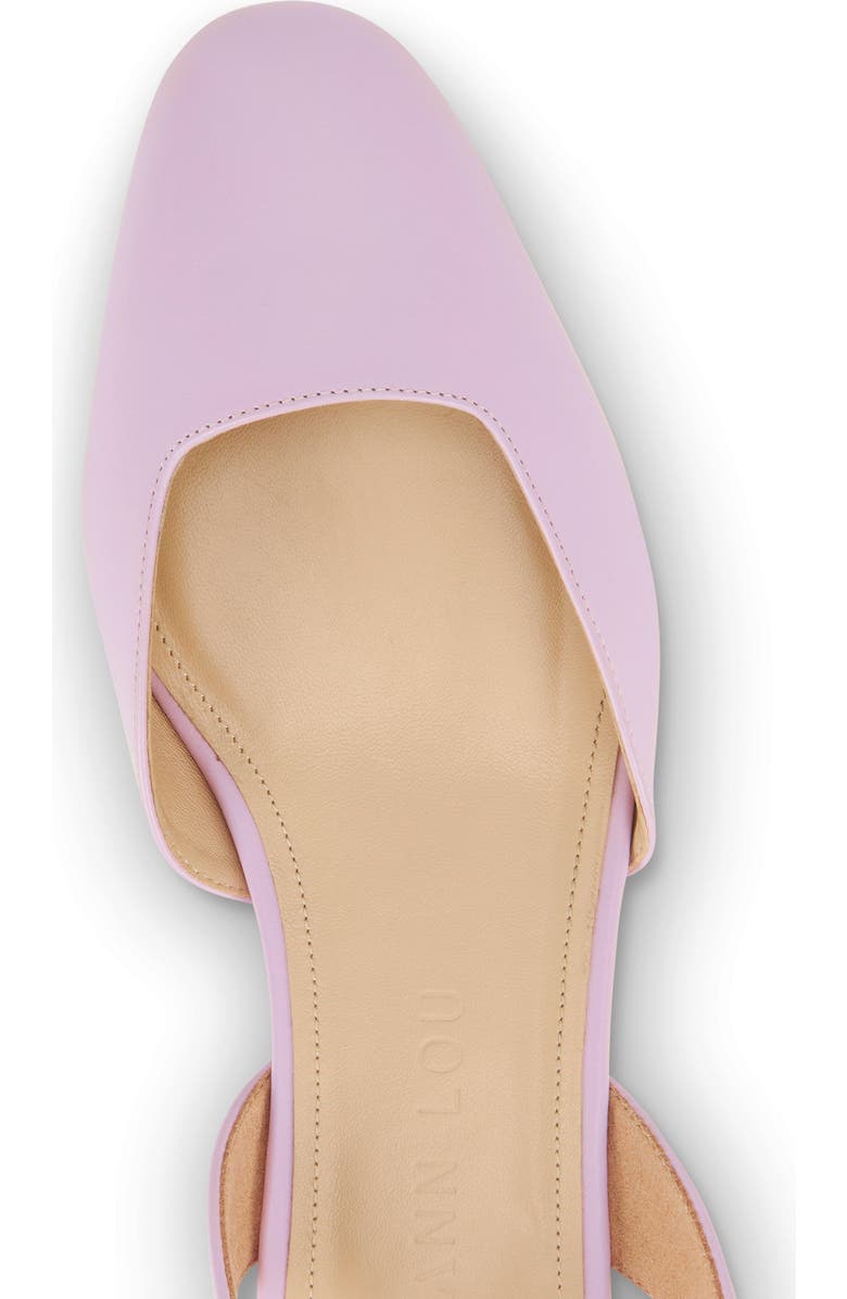 AIMEE ANN LOU Izella Slingback in Leather, Alternate, color, Pink