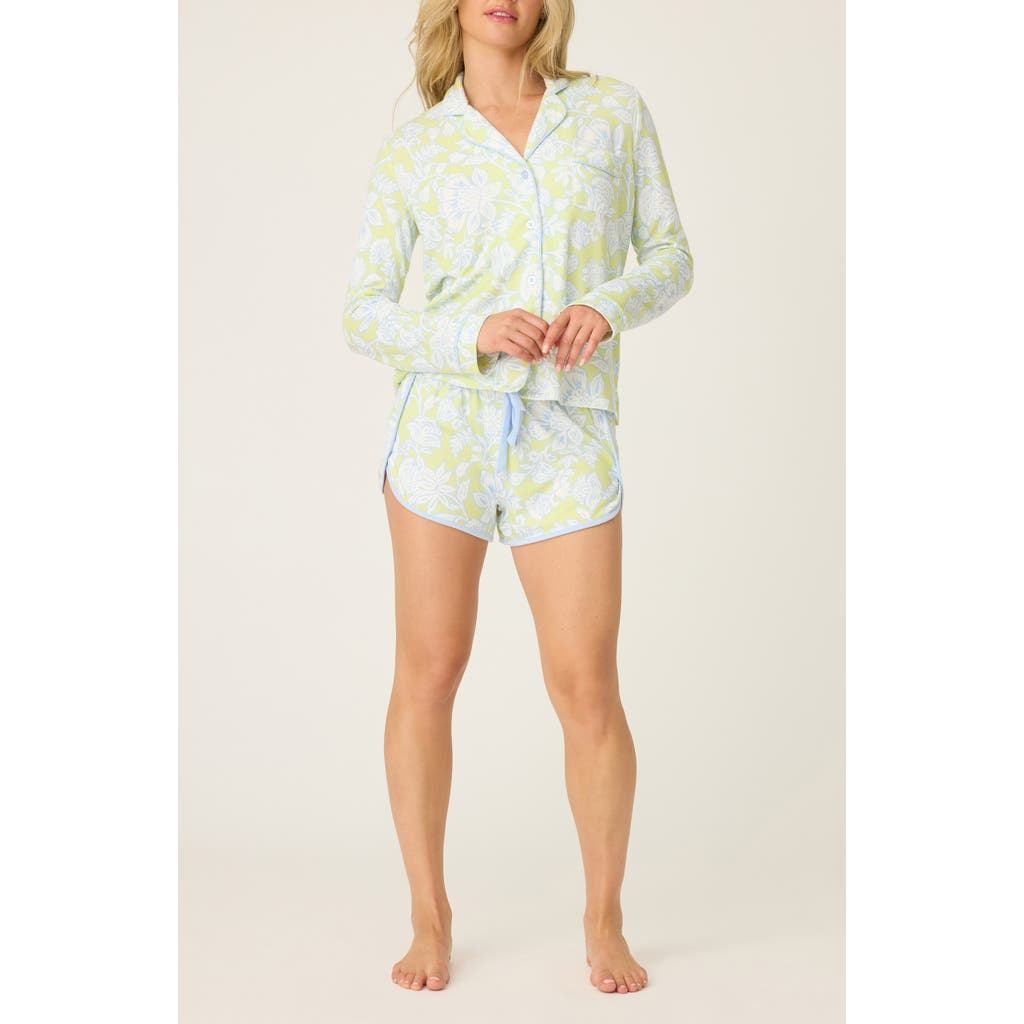 Pj Salvage Beautiful Life Jersey Pajamas In Blue