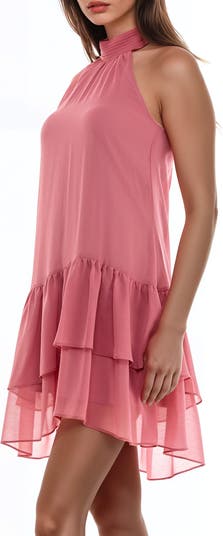 Tiered Chiffon Minidress