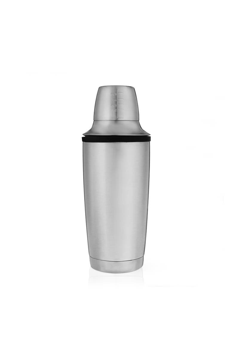Viski Alchemi Vacuum Insulated Cocktail Shaker in Stainless Steel, Main, color, Silver