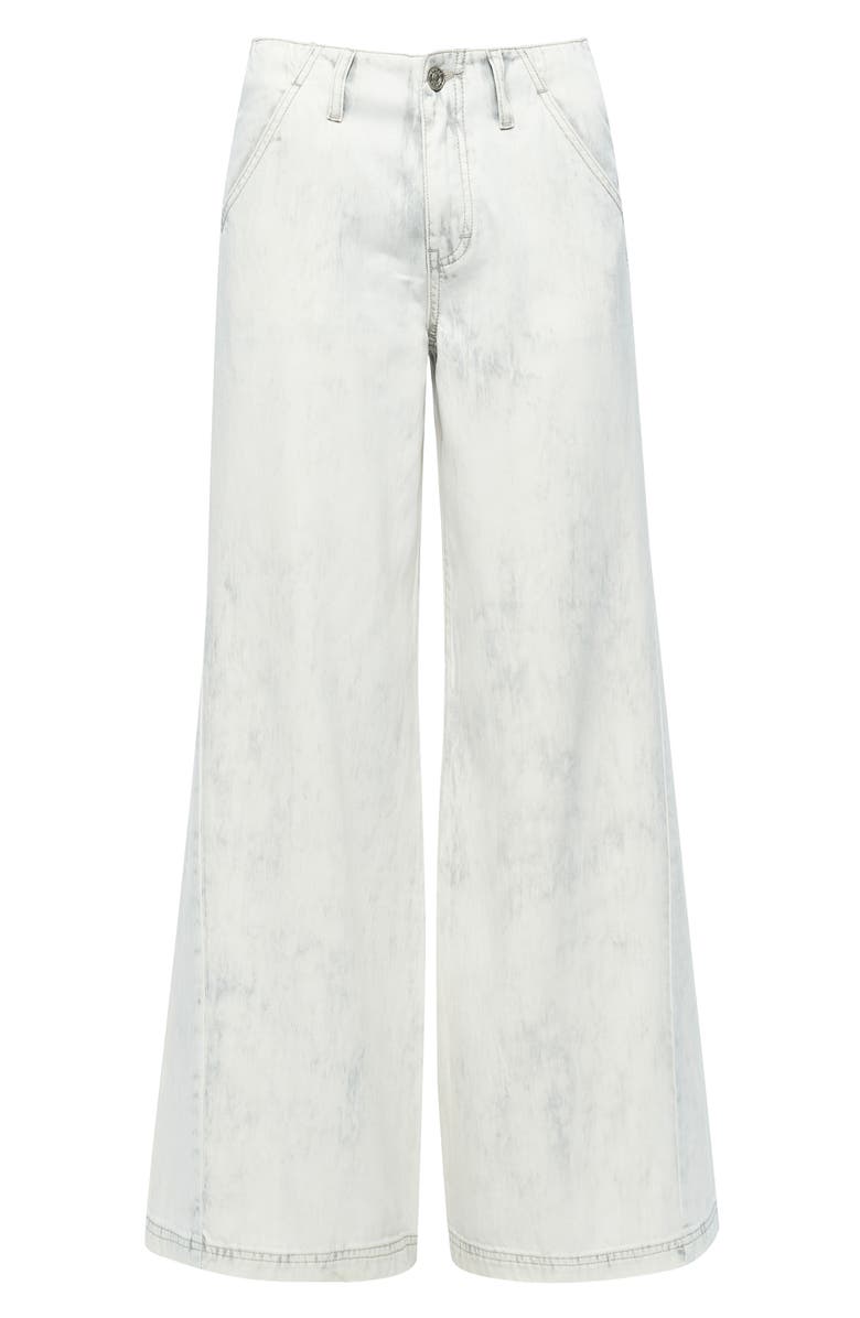 Bayeas Jeremy Wide Leg Jeans, Alternate, color, Ivory