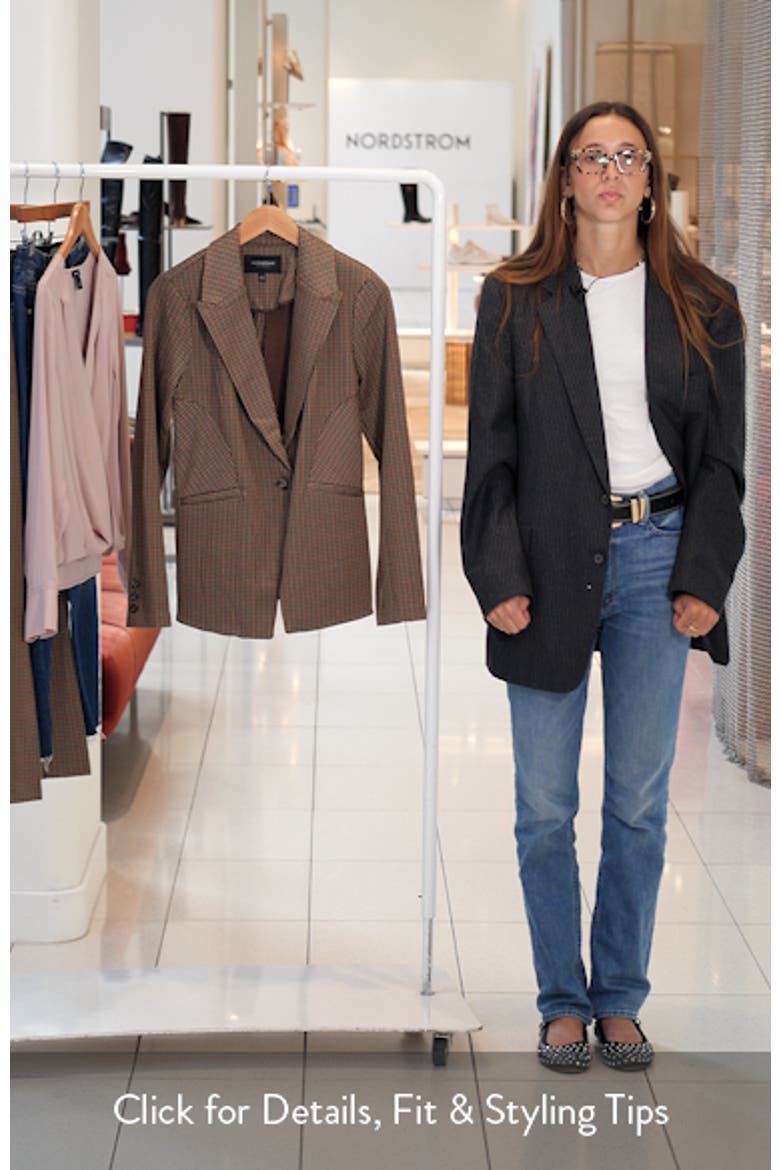 Plaid Cutaway Blazer video