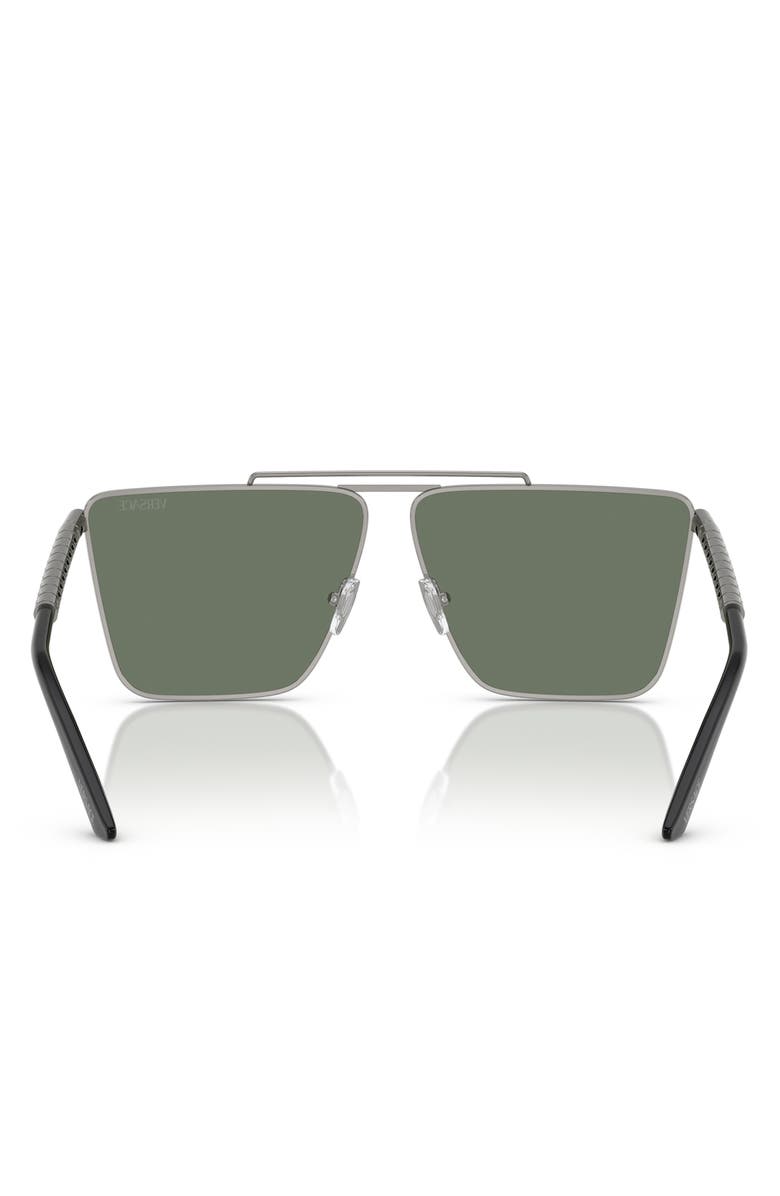 Versace 64mm Oversize Pillow Sunglasses, Alternate, color, 