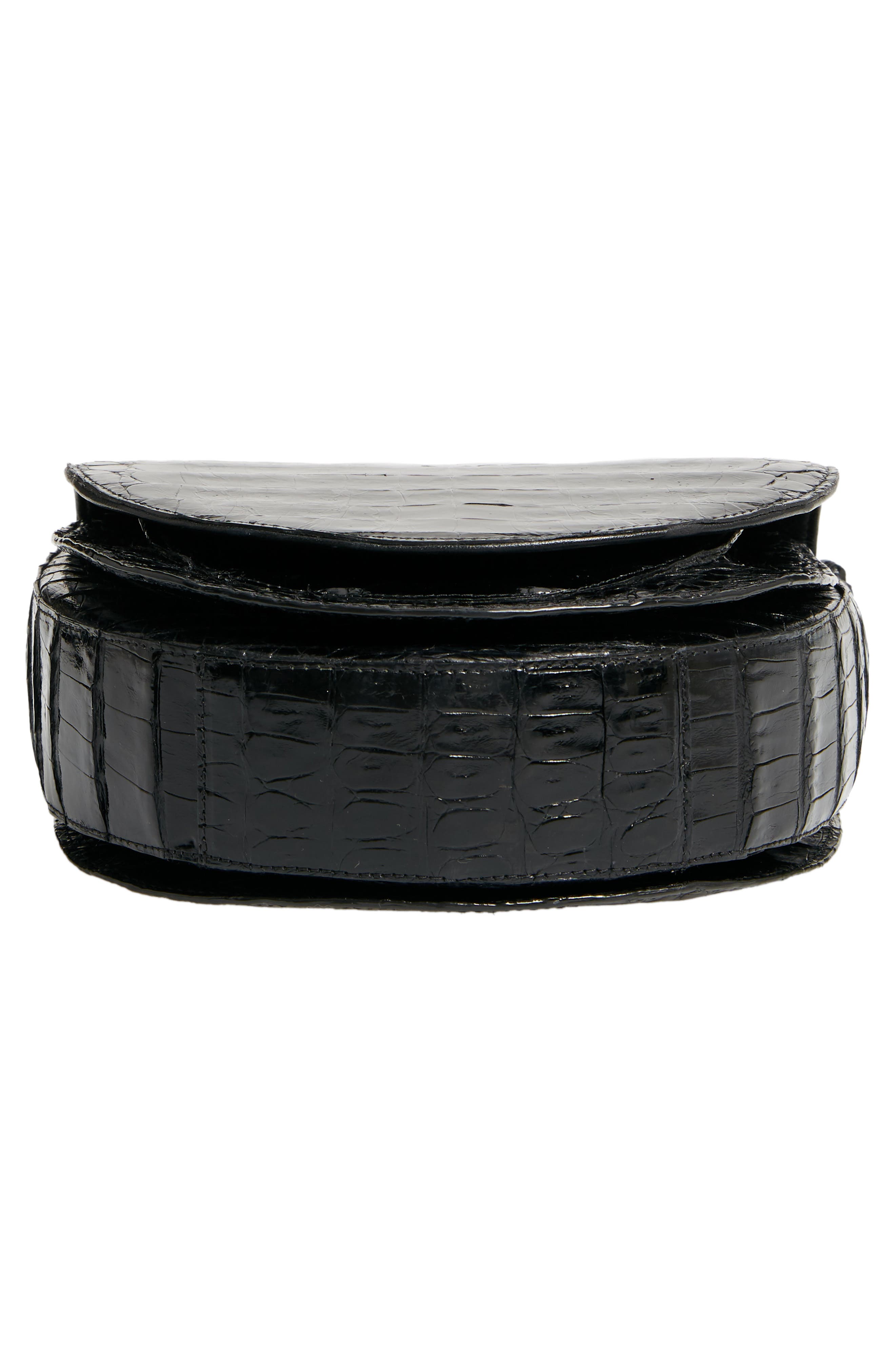 Nancy Gonzalez Small Teddy Crocodile Leather Crossbody Bag, Alternate, color, 