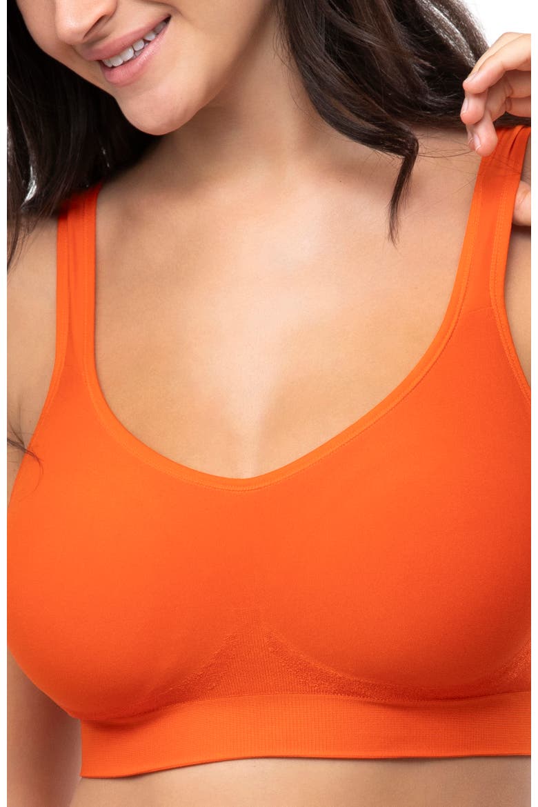 The Comfort Shaping Bra, Alternate, color, Pumpkin