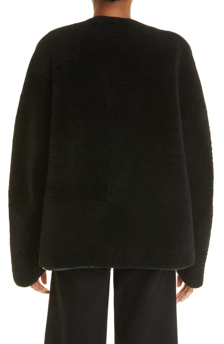 TOTEME Teddy Genuine Shearling Jacket, Alternate, color, 