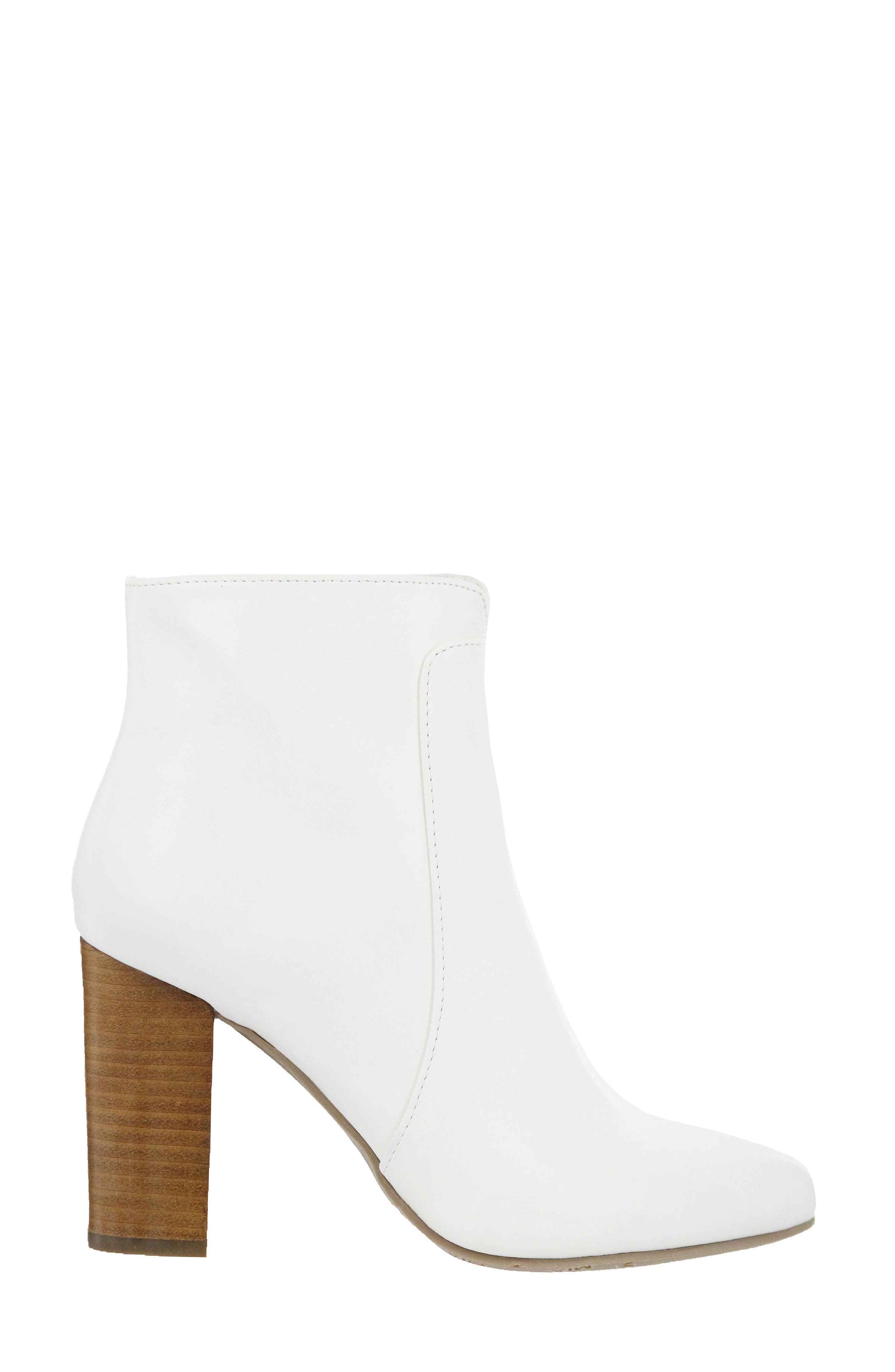 Rosebud Bootie, Alternate, color, WHITE