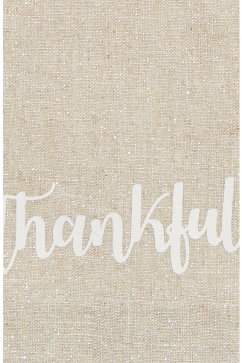 Thankful Table Runner, Alternate, color, NATURAL