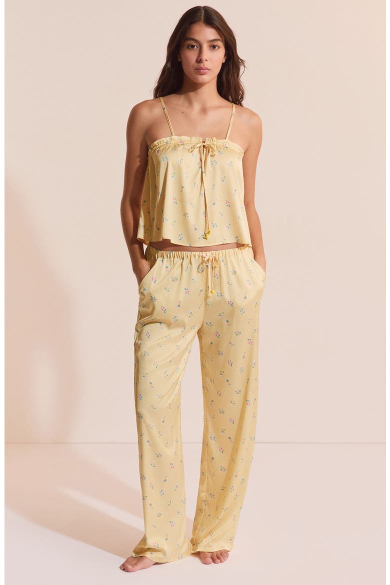 Baie Pajama Pants, Alternate, color, ACID YELLOW