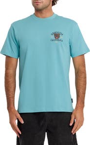 Quiksilver CA Bear Cotton Graphic T-Shirt