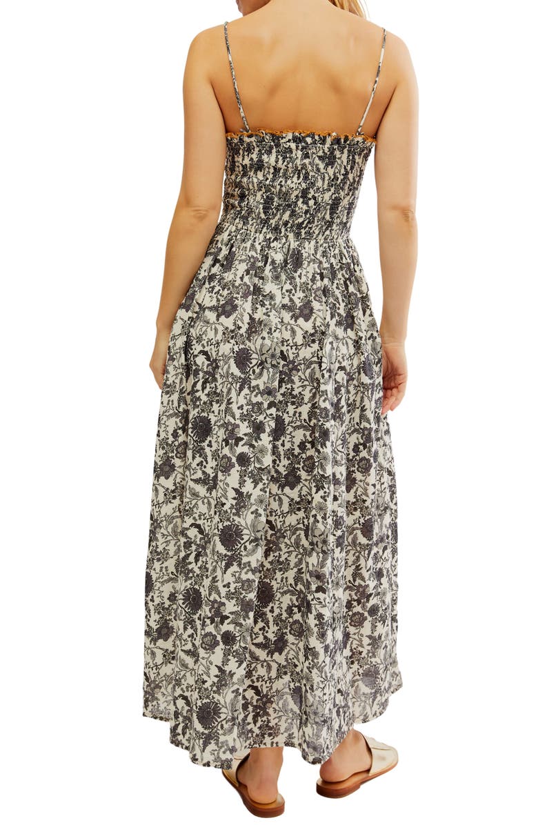 Free People Sweet Nothings Floral Print Sleeveless Maxi Sundress, Alternate, color, 