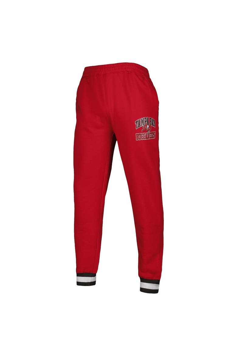 Men's Starter Red Tampa Bay Buccaneers Blitz Fleece Jogger Pants, Alternate, color, Heather Gray