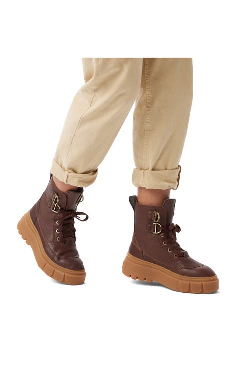 Caribou X Waterproof Leather Lace-Up Boot (Women)