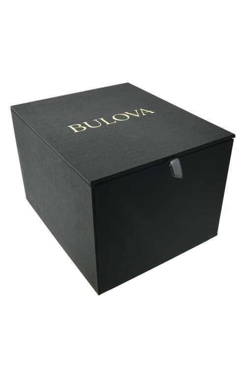 Bulova Precisionist 3-hand Quartz Silicone Strap Watch, 48.3mm In Black