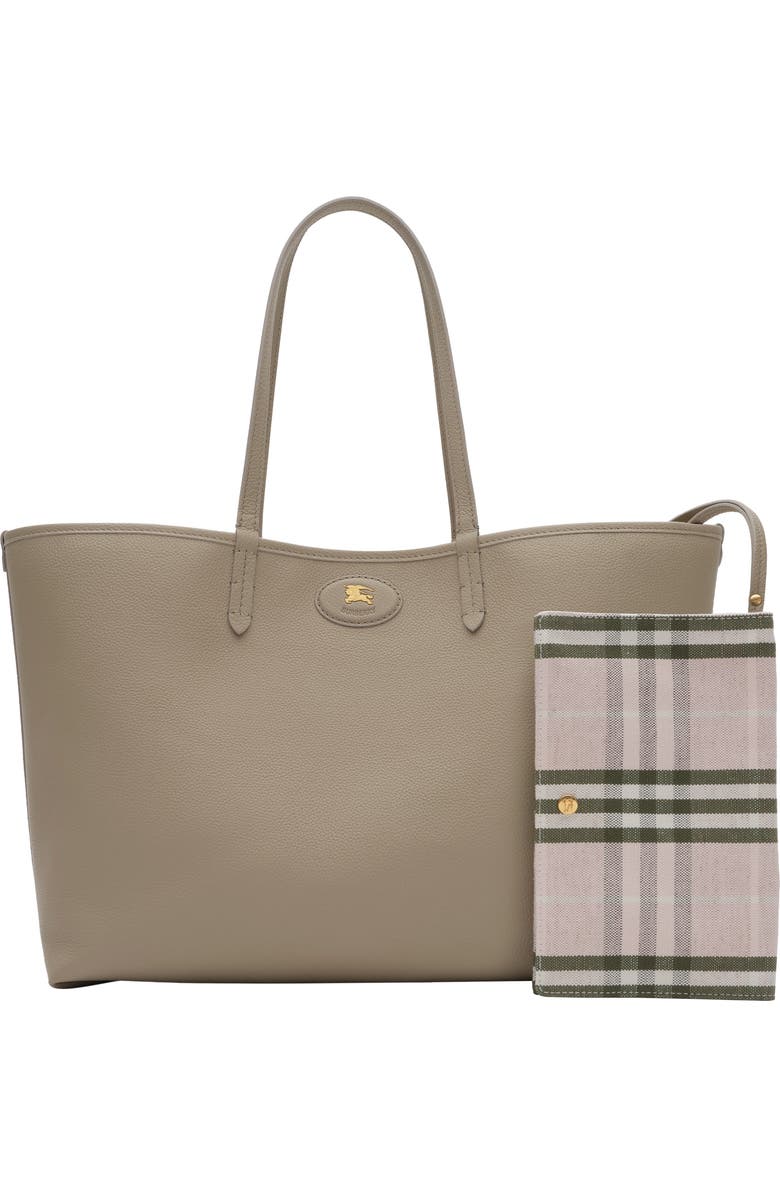 Burberry Medium Reversible Bloomsbury Tote, Alternate, color, Mushroom Beige/Mallow Pink