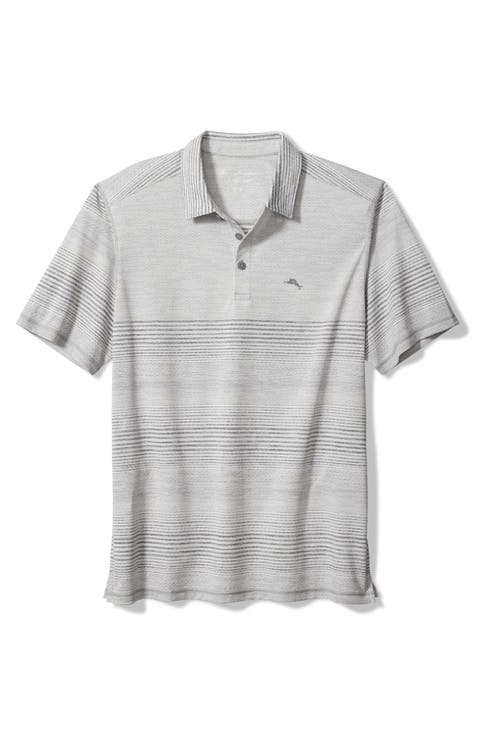 Sea Island Stripe IslandZone® Performance Polo