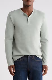 Vince Double Face Piqué Henley