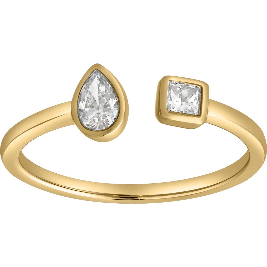 Luvmyjewelry Lyra 14k Gold Lab Grown Diamond Open Ring In Gold