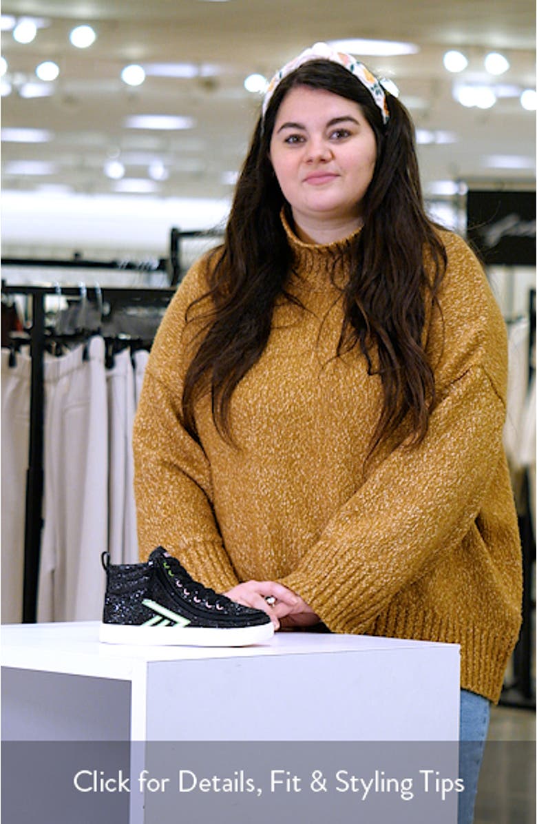 x Wicked Kids' Glitz High Top Sneaker, sales video thumbnail