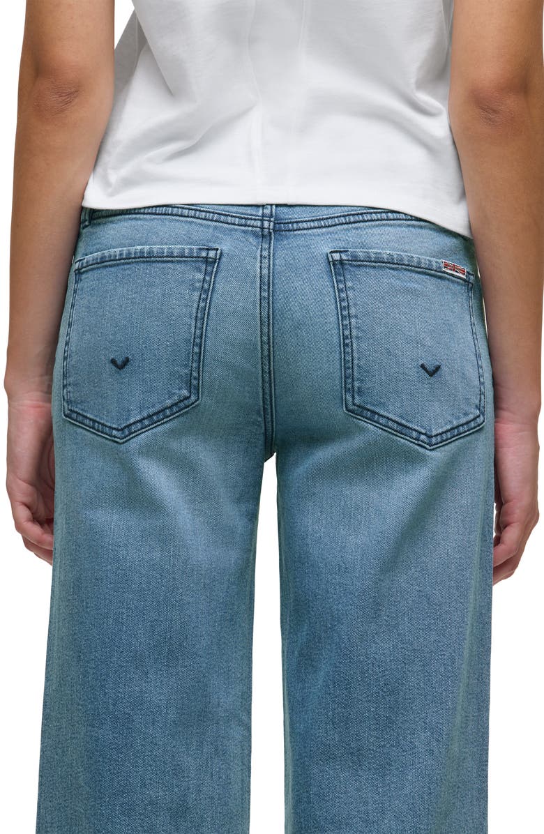 Hudson Jeans Rosalie High Waist Wide Leg Ankle Jeans, Alternate, color, Chiara