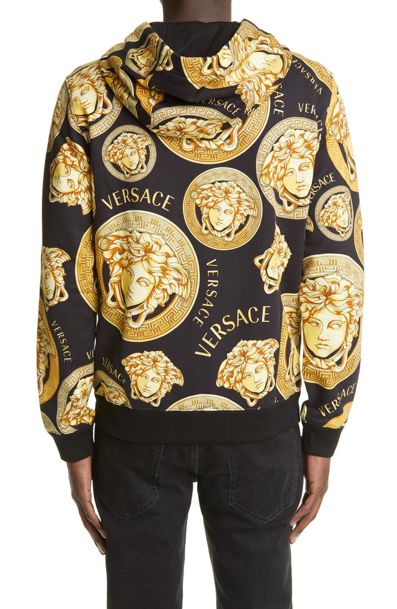 Versace Medusa Amplified Hoodie, Alternate, color, 