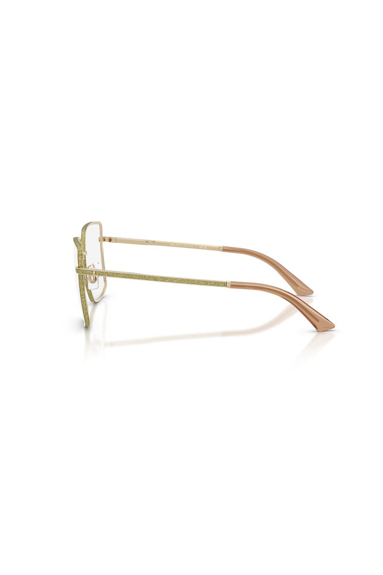 53mm Square optical glasses, Alternate, color, Gold