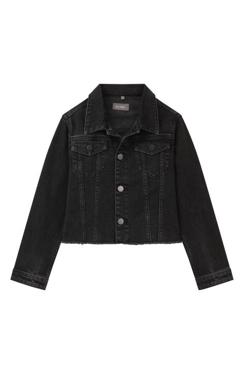 Amazon.com: Kids Girls Denim Jackets Designer Black Jeans