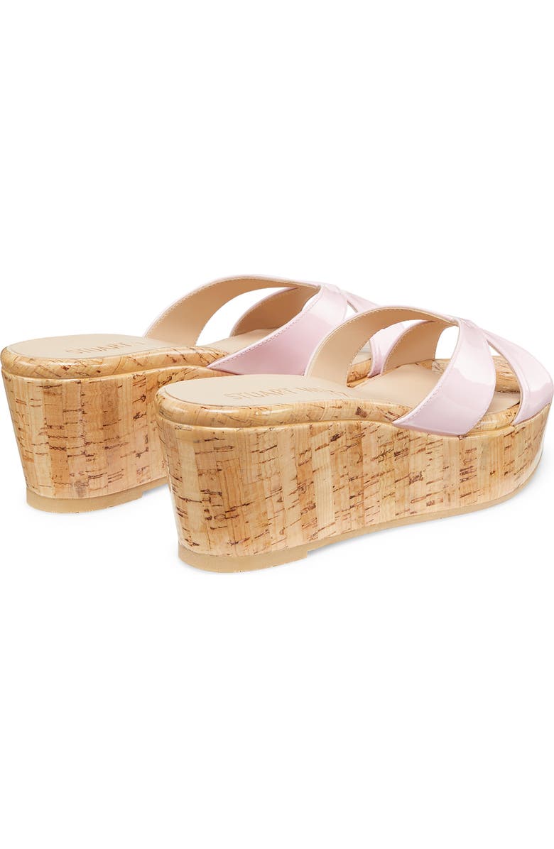 Stuart Weitzman Carmen Wedge Sandal, Alternate, color, Blossom