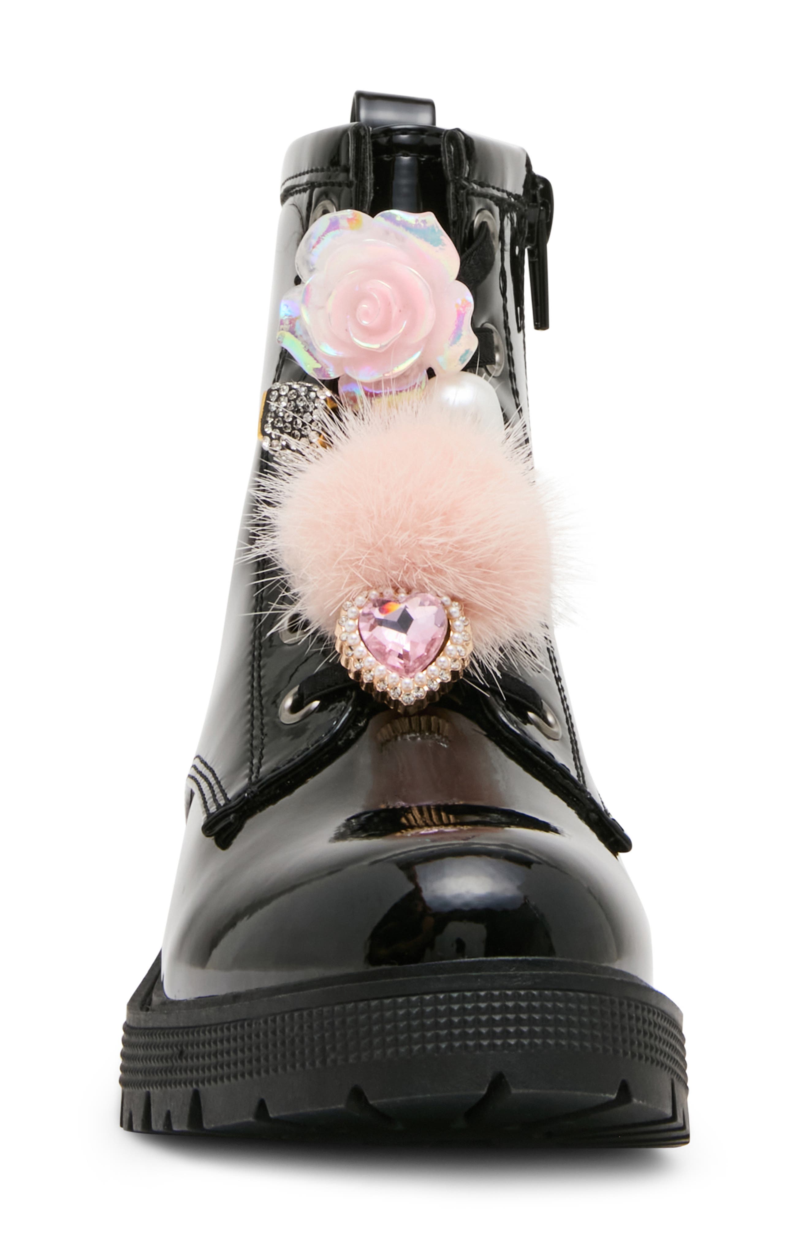 Kids' Jcharms Boot, Alternate, color, BLACK