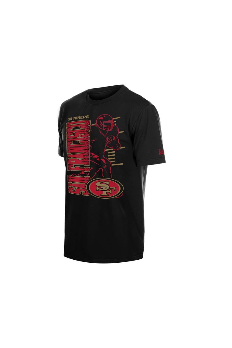Men's New Era Black San Francisco 49ers Training Camp T-Shirt, Alternate, color, Black