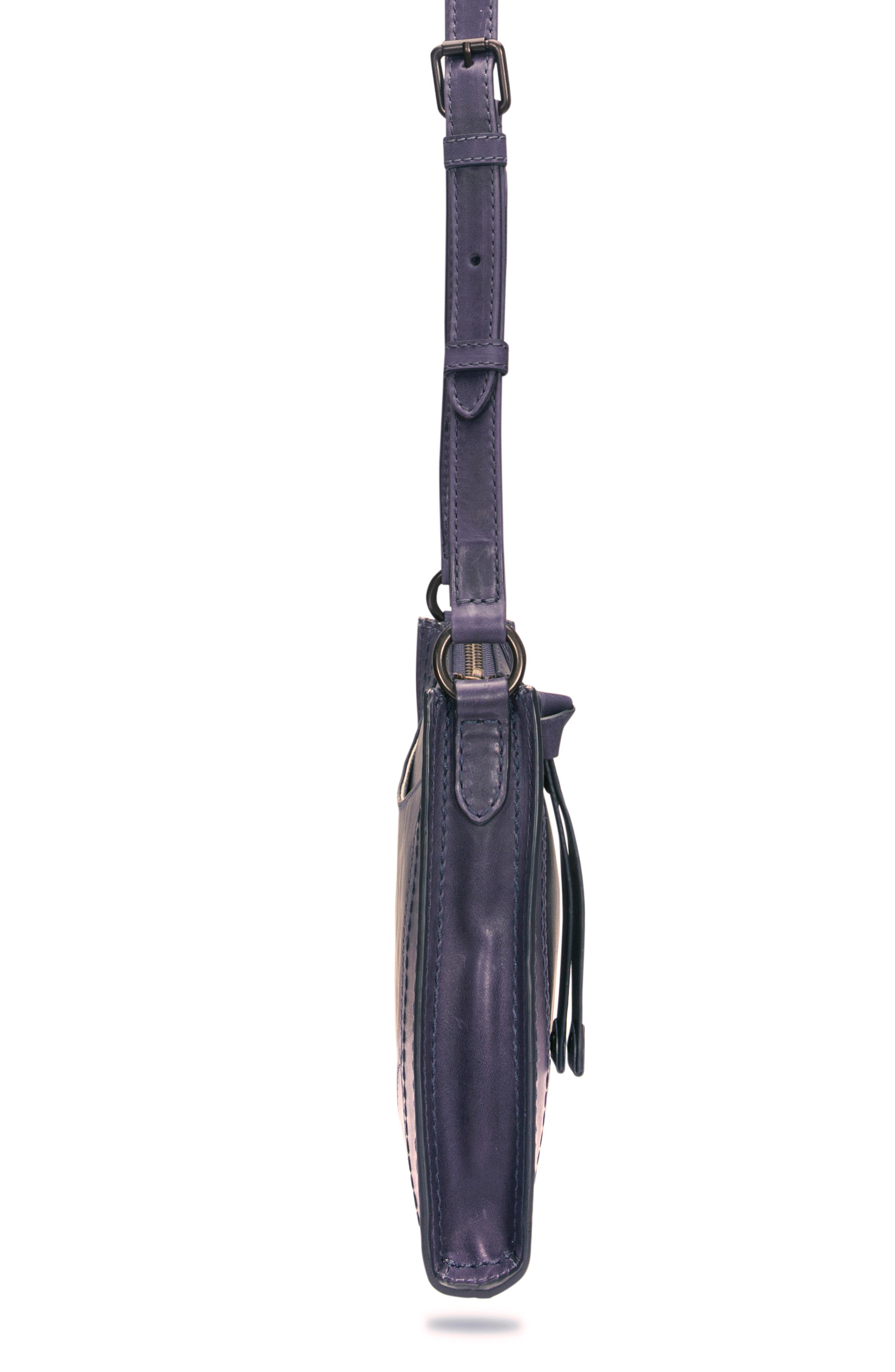 Melissa Leather Crossbody Bag, Alternate, color, EGGPLANT