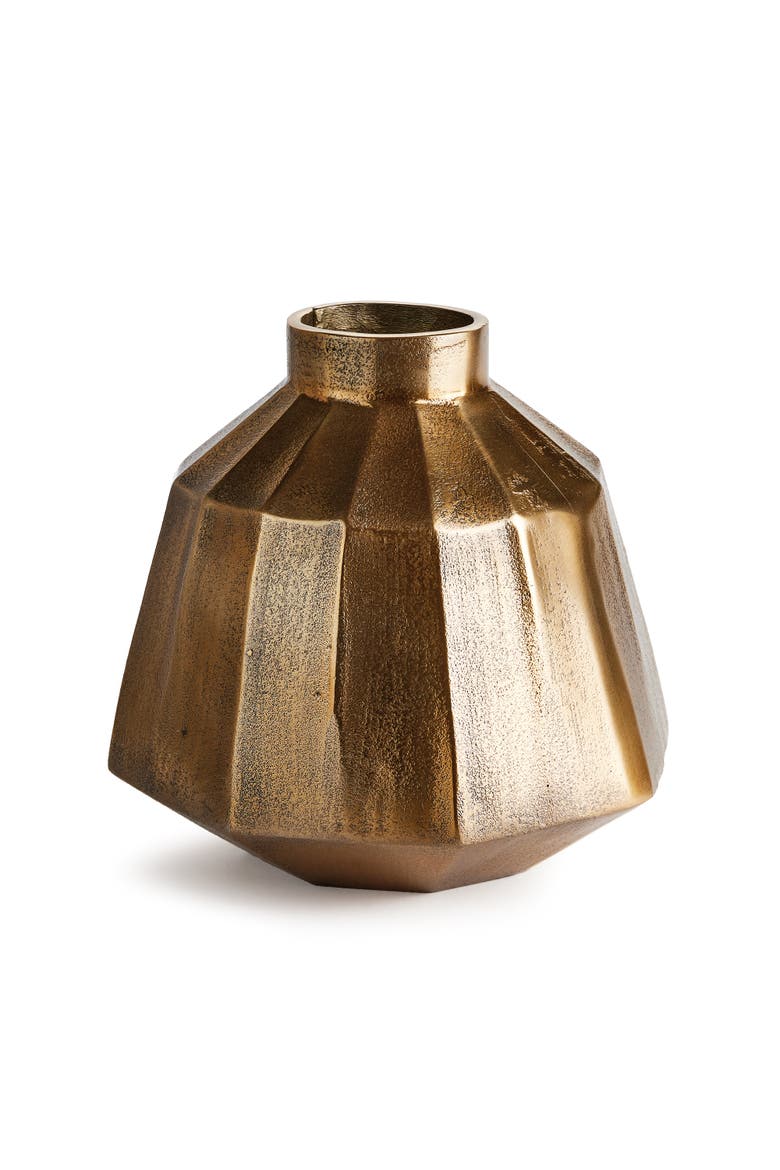 Emery Vase Large, Main, color, Gold