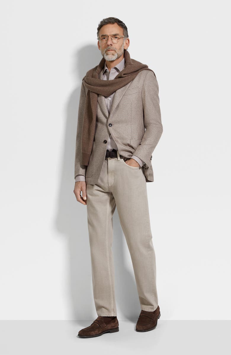 ZEGNA Couture Silk & Cashmere Sport Coat, Alternate, color, Light Beige/Light Taupe
