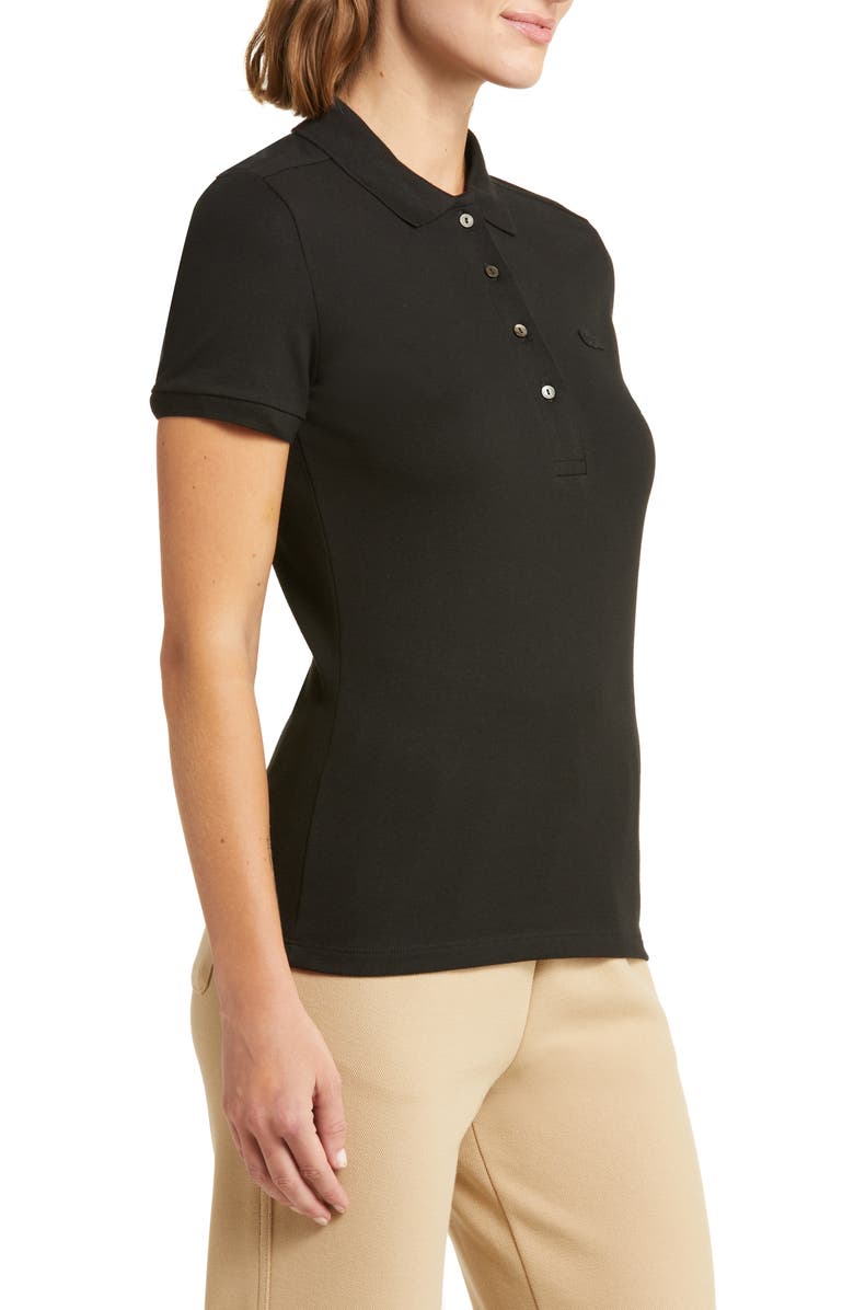 Lacoste x BANDIER Slim Fit Piqué Polo, Alternate, color, Noir